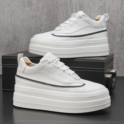 Thick-Sole Height-Increasing Skate Sneakers WN24756