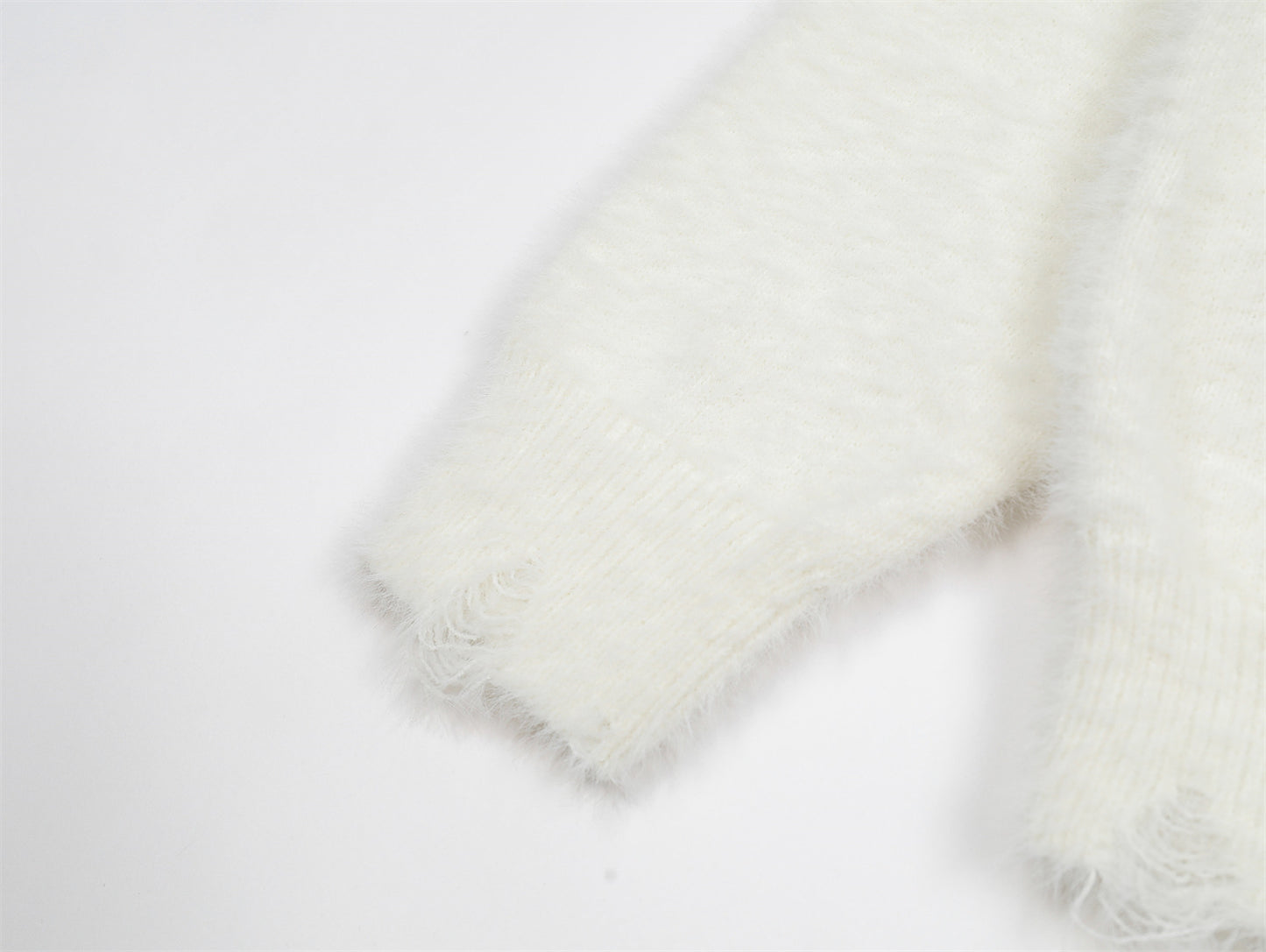 Butterfly Patchwork Embroidery Knit Sweater WN11539