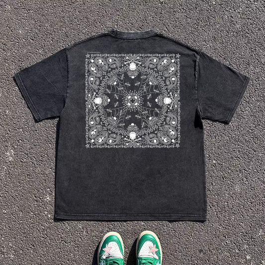 Graffiti Art Print Oversize Short Sleeve T-Shirt WN16705