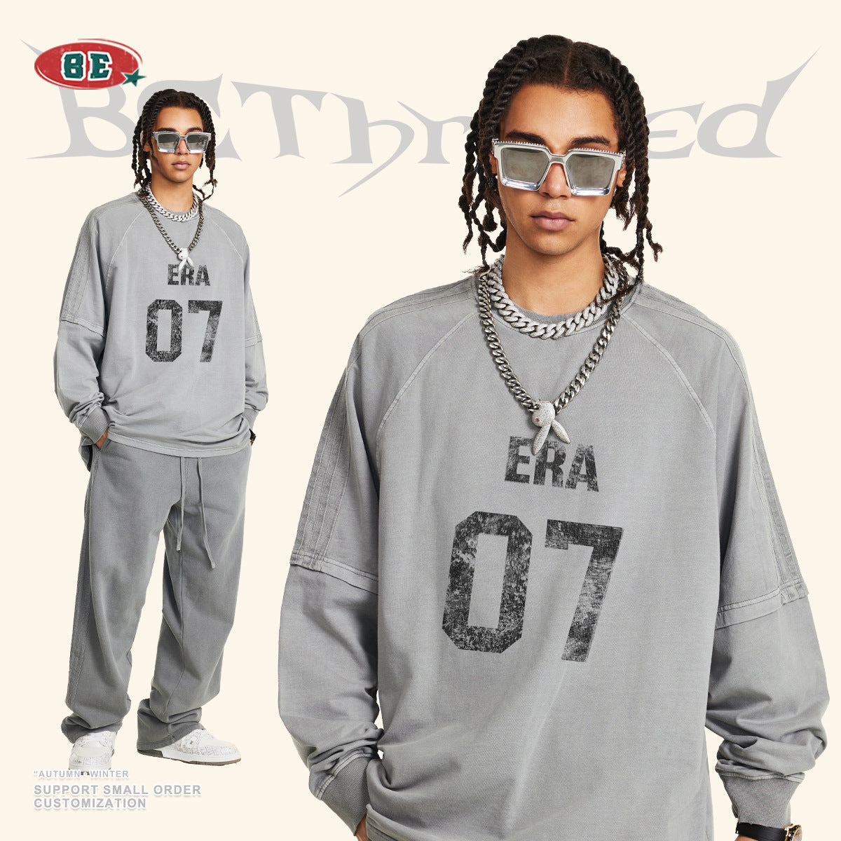 Heavy Weight Oversize Long Sleeve T-shirt WN9956