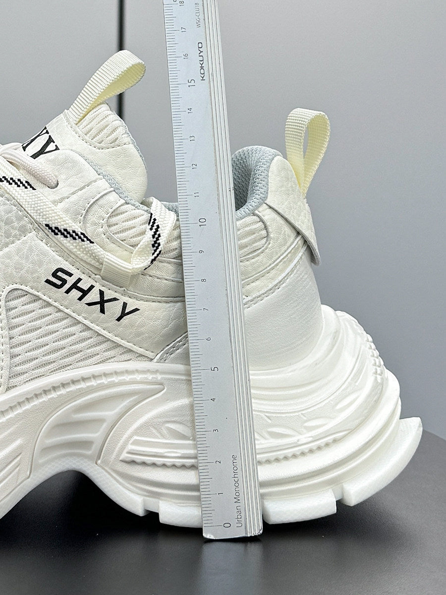 Breathable Platform Height-Increasing Dad Sneakers WN24739