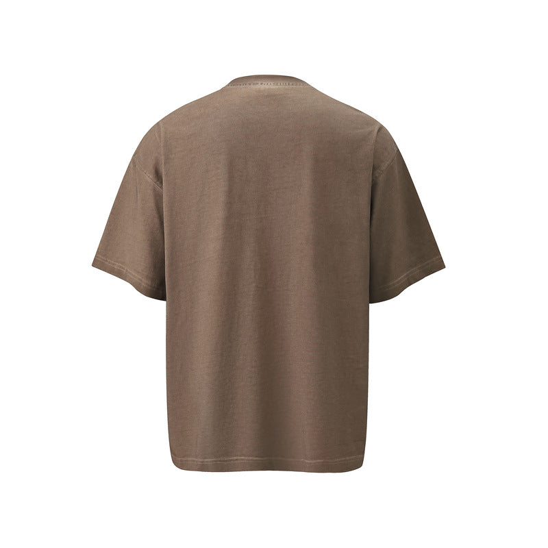 Plain Washed Oversize Short Sleeve T-Shirt WN18585