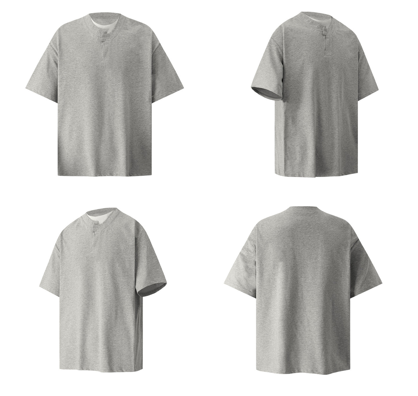Sorona Fake Layered Oversize Short Sleeve T-Shirt WN26235