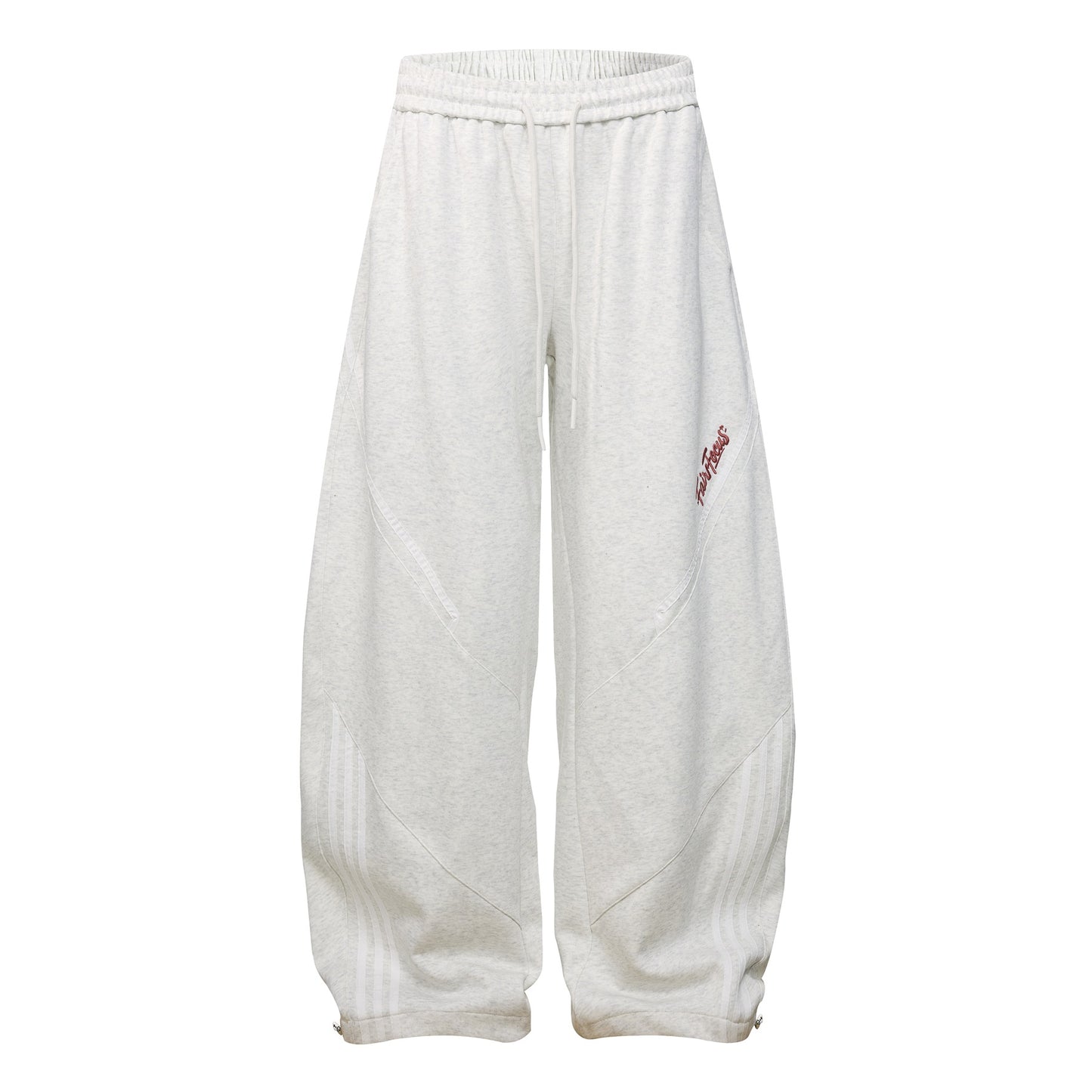 Sporty Stripe Panel Wide Leg Sweatpants WN26135