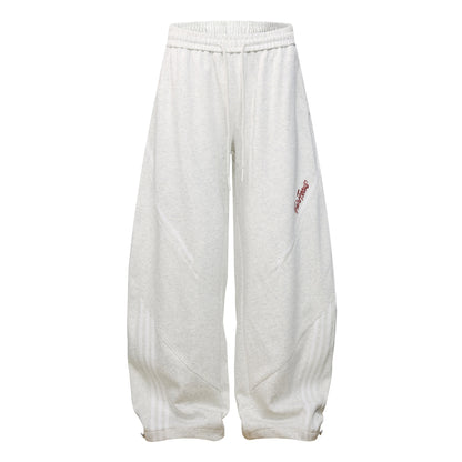 Sporty Stripe Panel Wide Leg Sweatpants WN26135