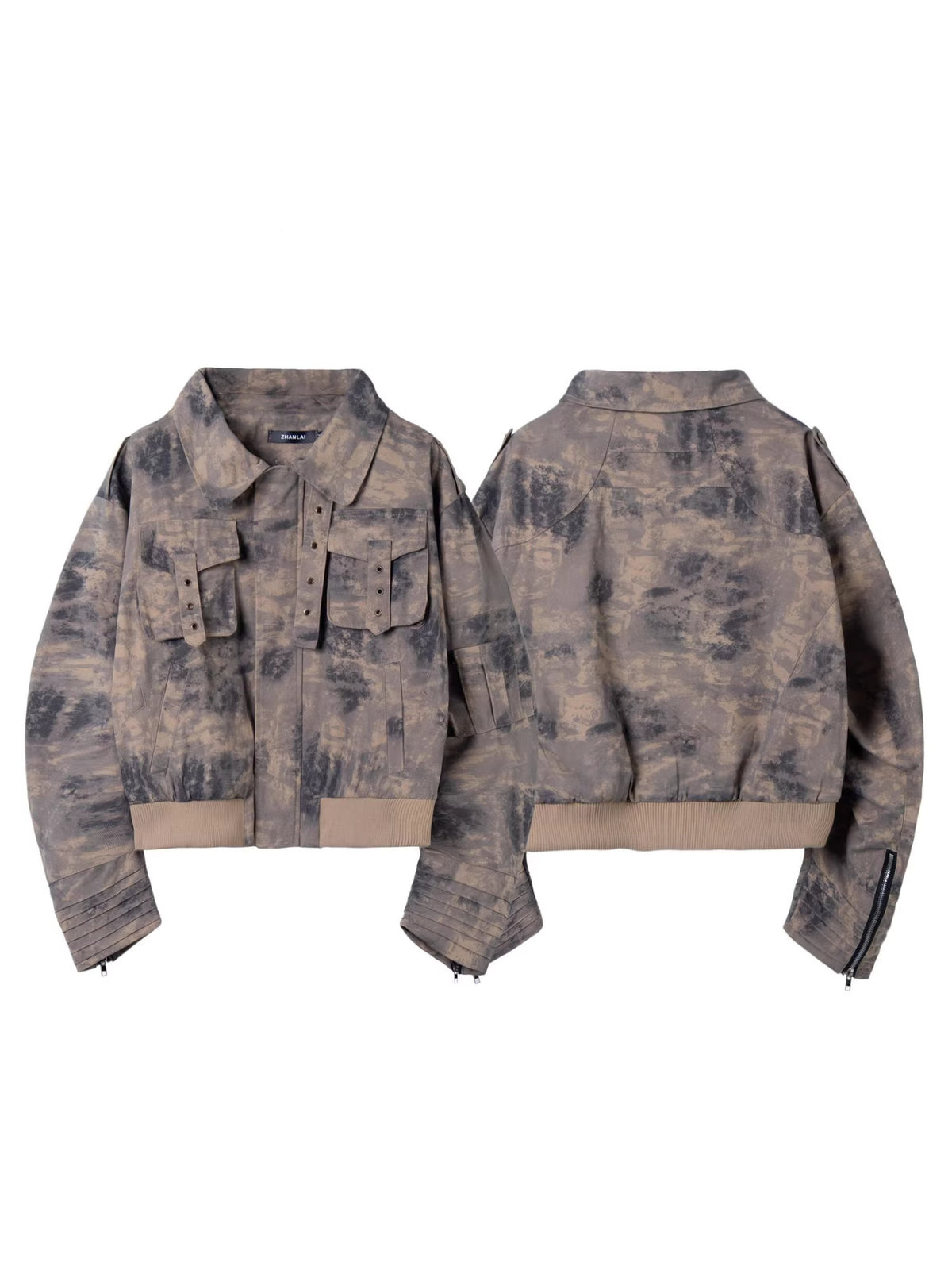 Pattern Lapel Oversize Jacket WN27899