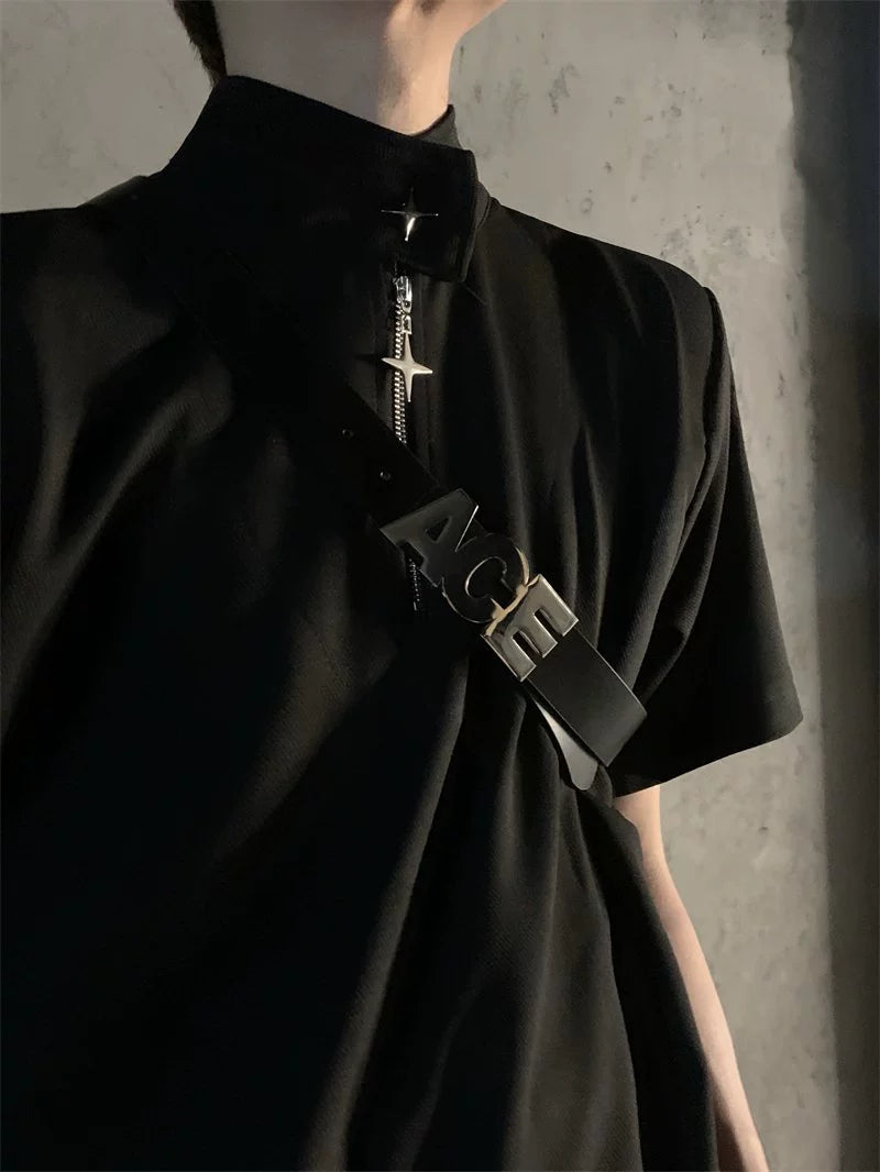 3D Metal Buckle PU Leather Belt WN20037