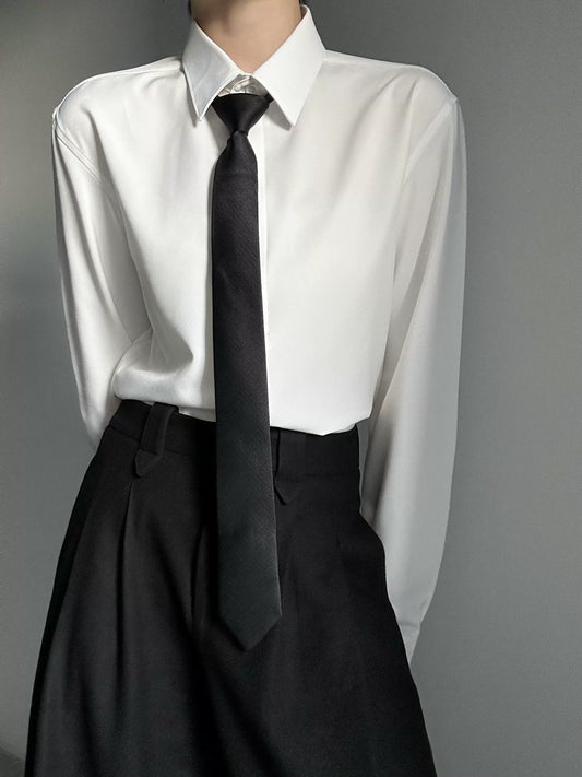 Plain Color Design Tie WN19662