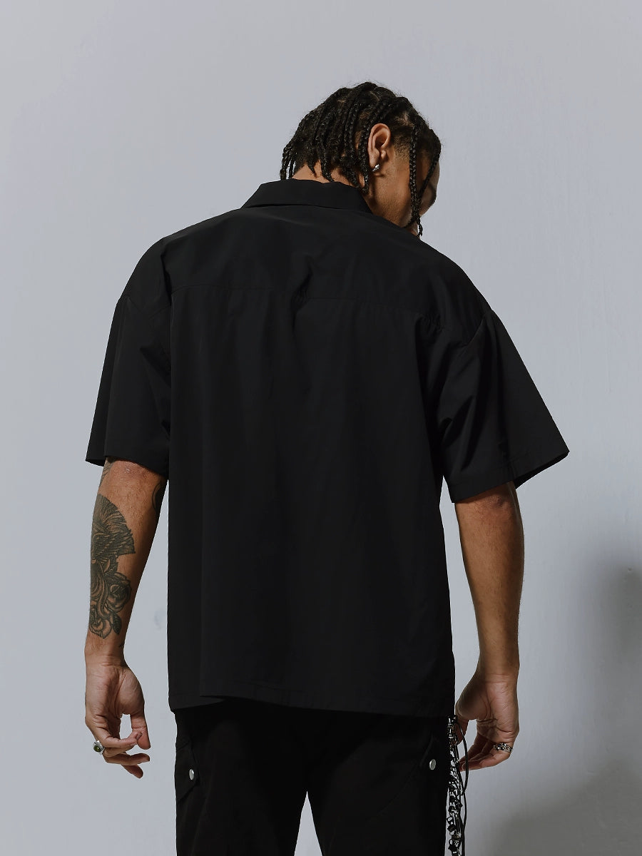 Graphic Design Oversize Short Sleeve Shirt WN17625