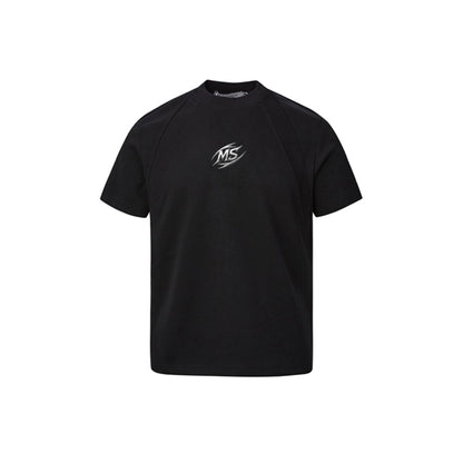 Metal Lettering Short Sleeve T-Shirt WN18694