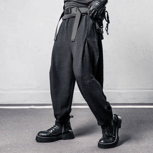 Texture Cropped Pants WN22317