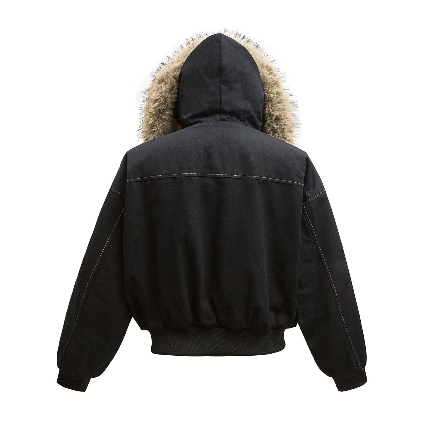 Fur Collar Sherpa-Lining Hooded Padded Jacket WN11334