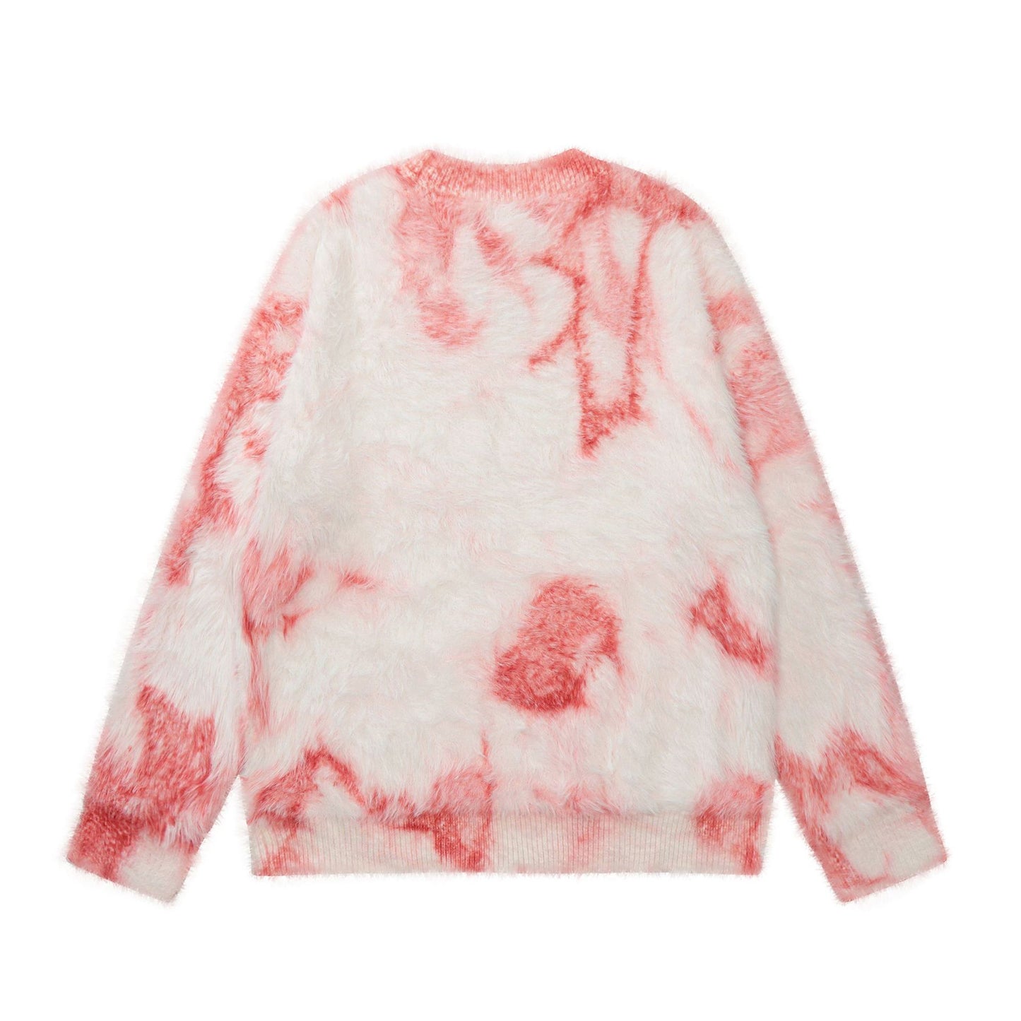 Tie-Dye Fake Mink Knit Sweater WN11000