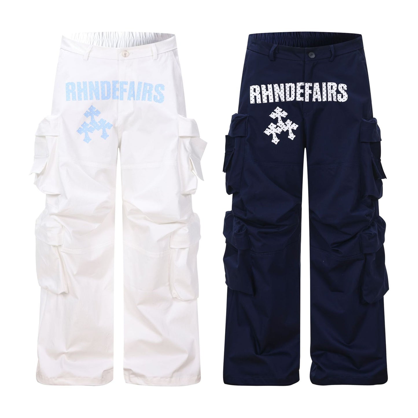 Multi-Pocket Wide Leg Cargo Pants WN25848