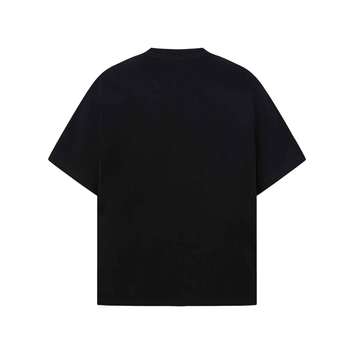 Cotton Cross Applique Embroidery Short Sleeve T-Shirt WN25577