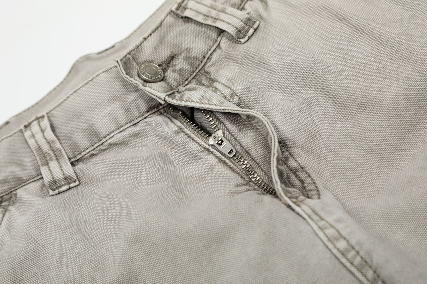 Washed Multi-Pocket Wide Leg Cargo Pants WN25852