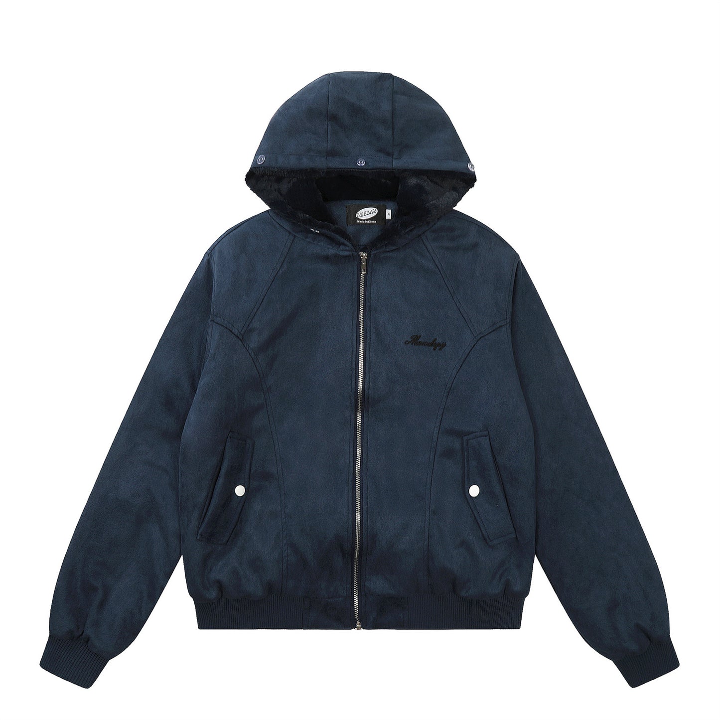 Detachable Fur Collar Short Hooded Padded Jacket WN11527