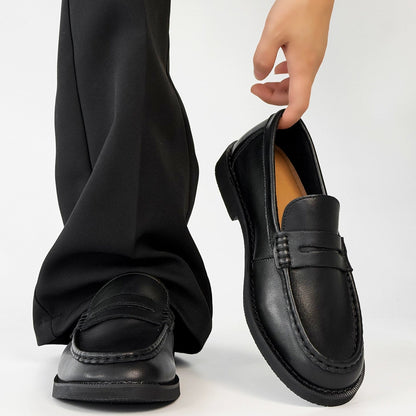 Soft Sole Design Leather Coin Loffer WN19164