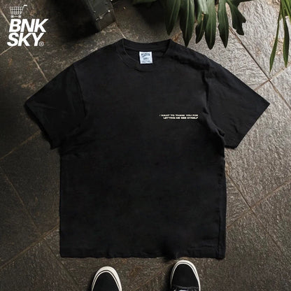 Stripe Tattoo Design Oversize Short Sleeve T-Shirt WN16713