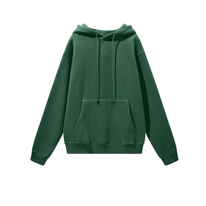 Fleece Lining Pullover Hoodie & Sweatpants Setup WN23117