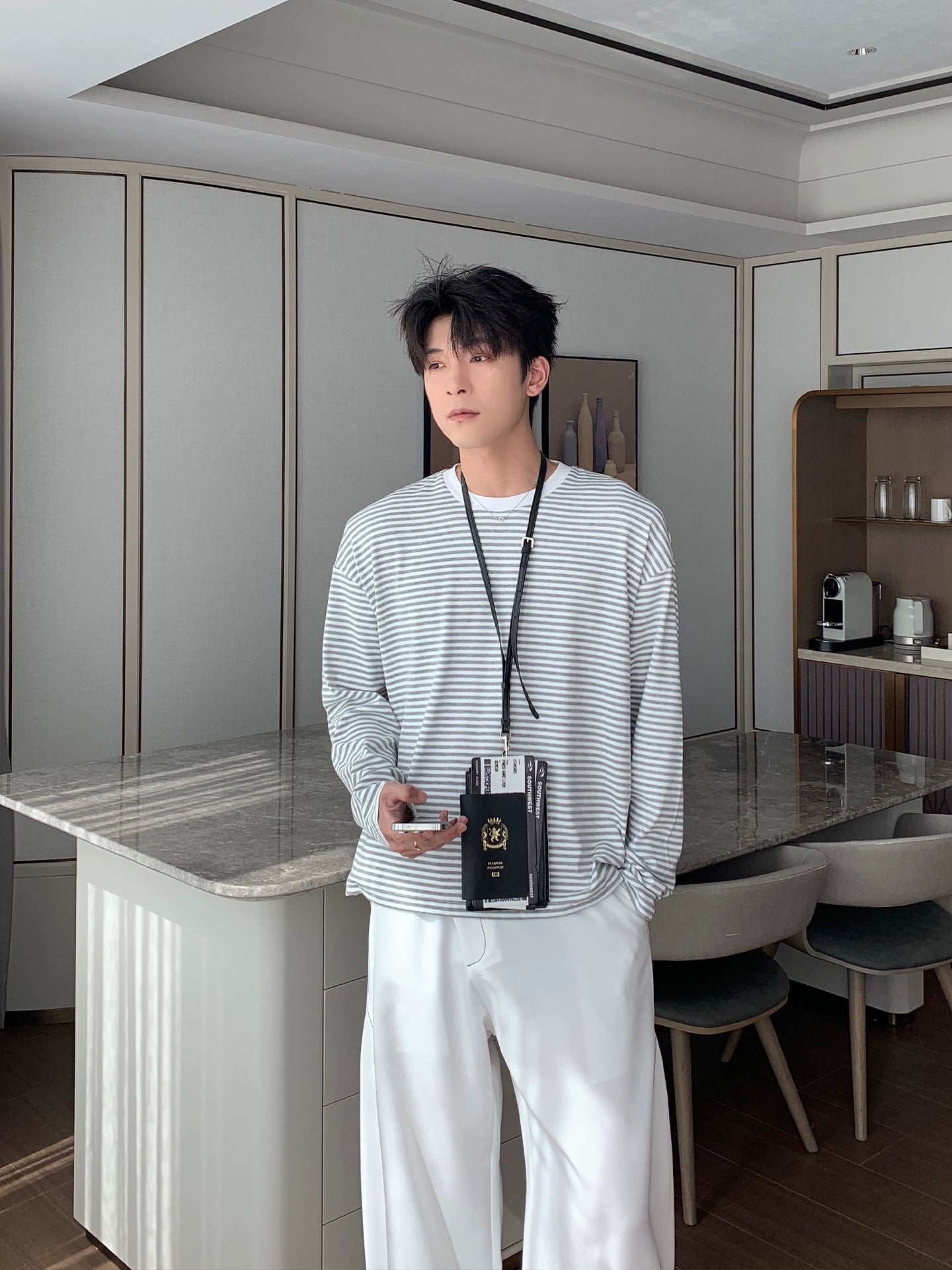 Striped Long Sleeve T-Shirt WN20486