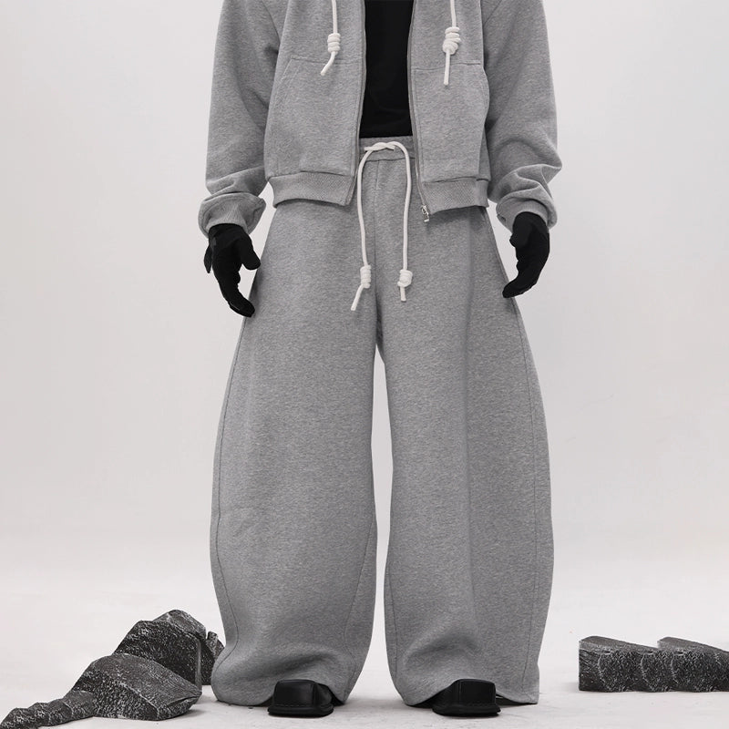 Hand-Woven Rope Zipper Hoodie & Pants Setup WN18603