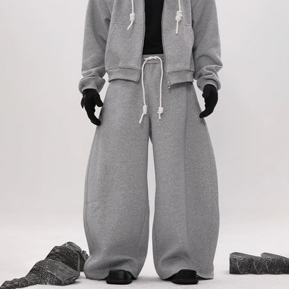 Hand-Woven Rope Zipper Hoodie & Pants Setup WN18603