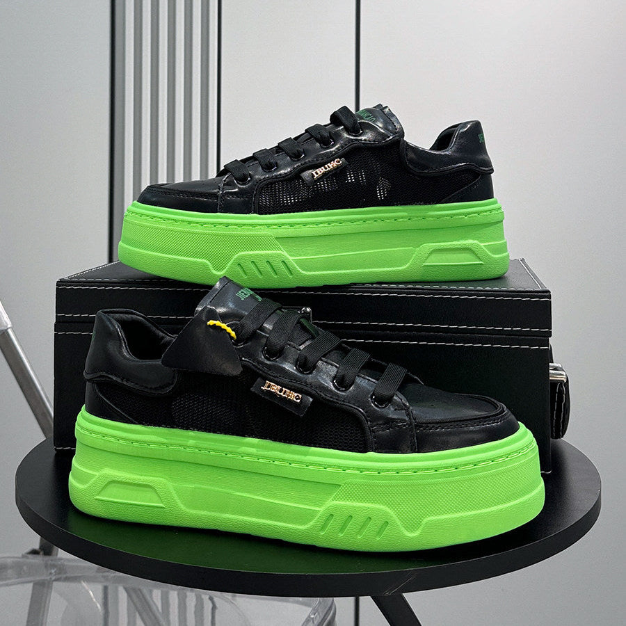 Chunky Platform Mesh Lace-Up Sneakers WN24848