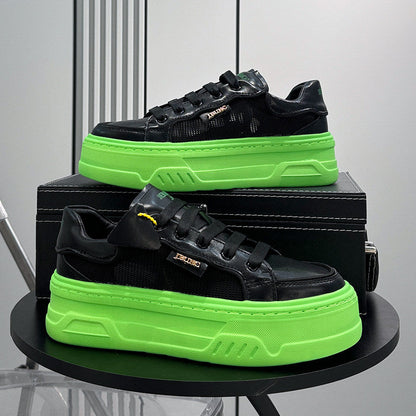 Chunky Platform Mesh Lace-Up Sneakers WN24848
