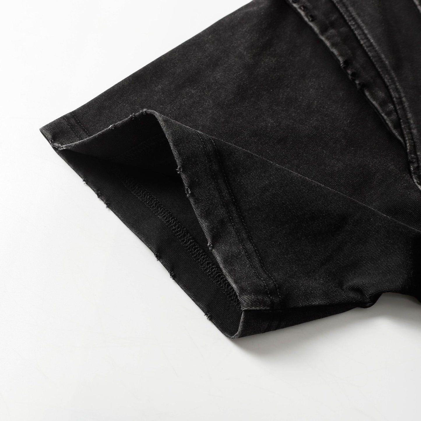 Heavy Wash Damage Short Sleeve T-Shirt WN14171