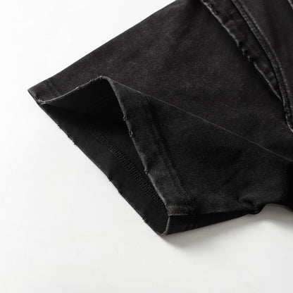 Heavy Wash Damage Short Sleeve T-Shirt WN14171