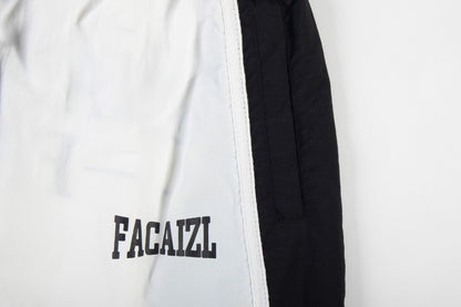 Double Waist Contrast Stripe Wide Leg Sweatpants WN28010