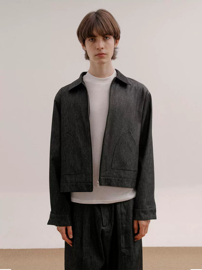 Zipper Denim Jacket WN21527