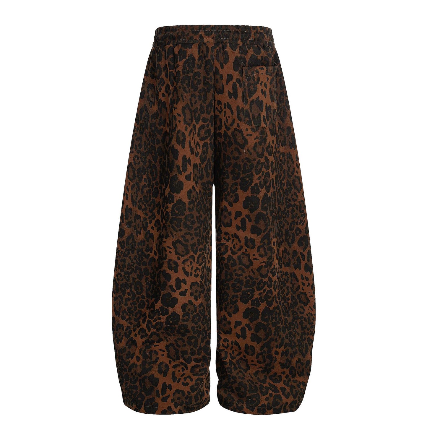 Leopard Print Wide Leg Sweatpants WN23560