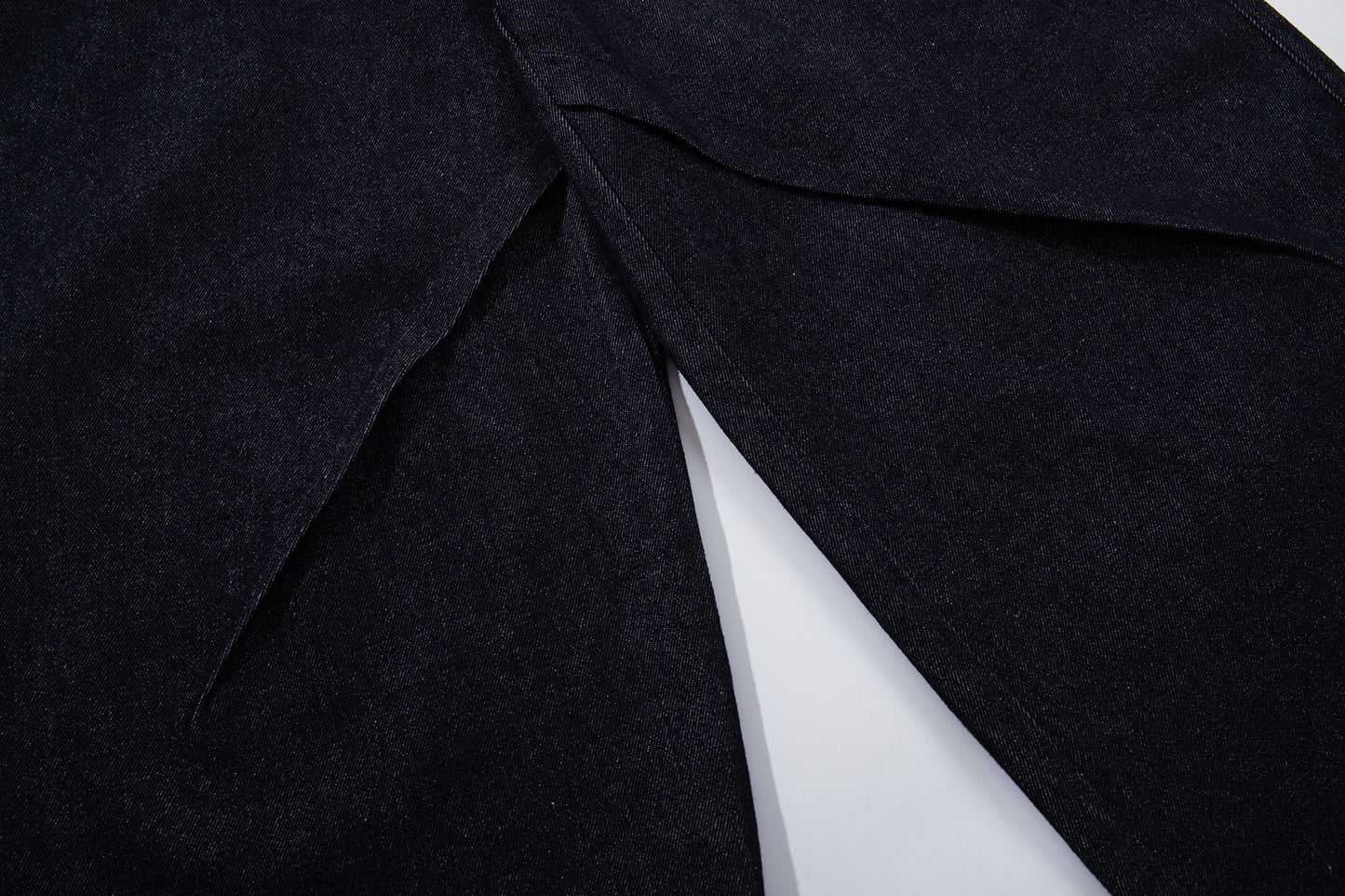 Washed Raw Denim Metal Buckle Jacket & Wide Leg Denim Jeans Setup WN23048