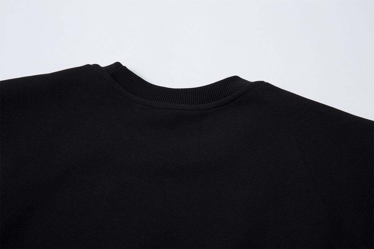Heavyweight Air Layer Patchwork Oversize Short Sleeve T-Shirt WN26905