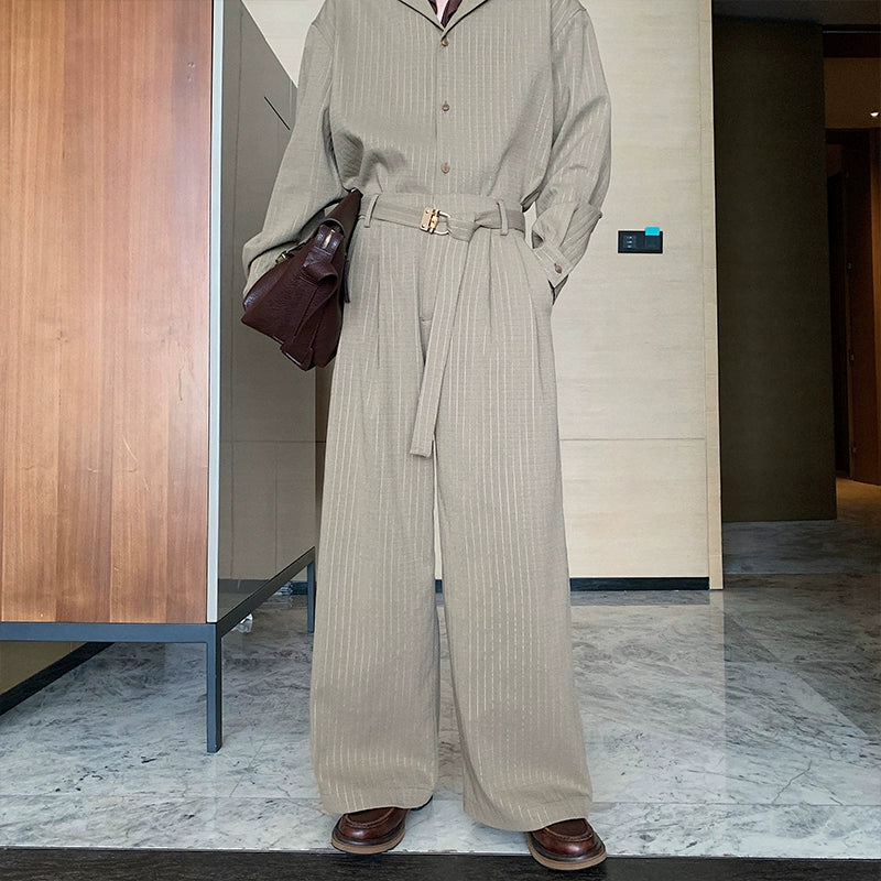 Sporty Long Sleeve Shirt & Pants Setup WN20408