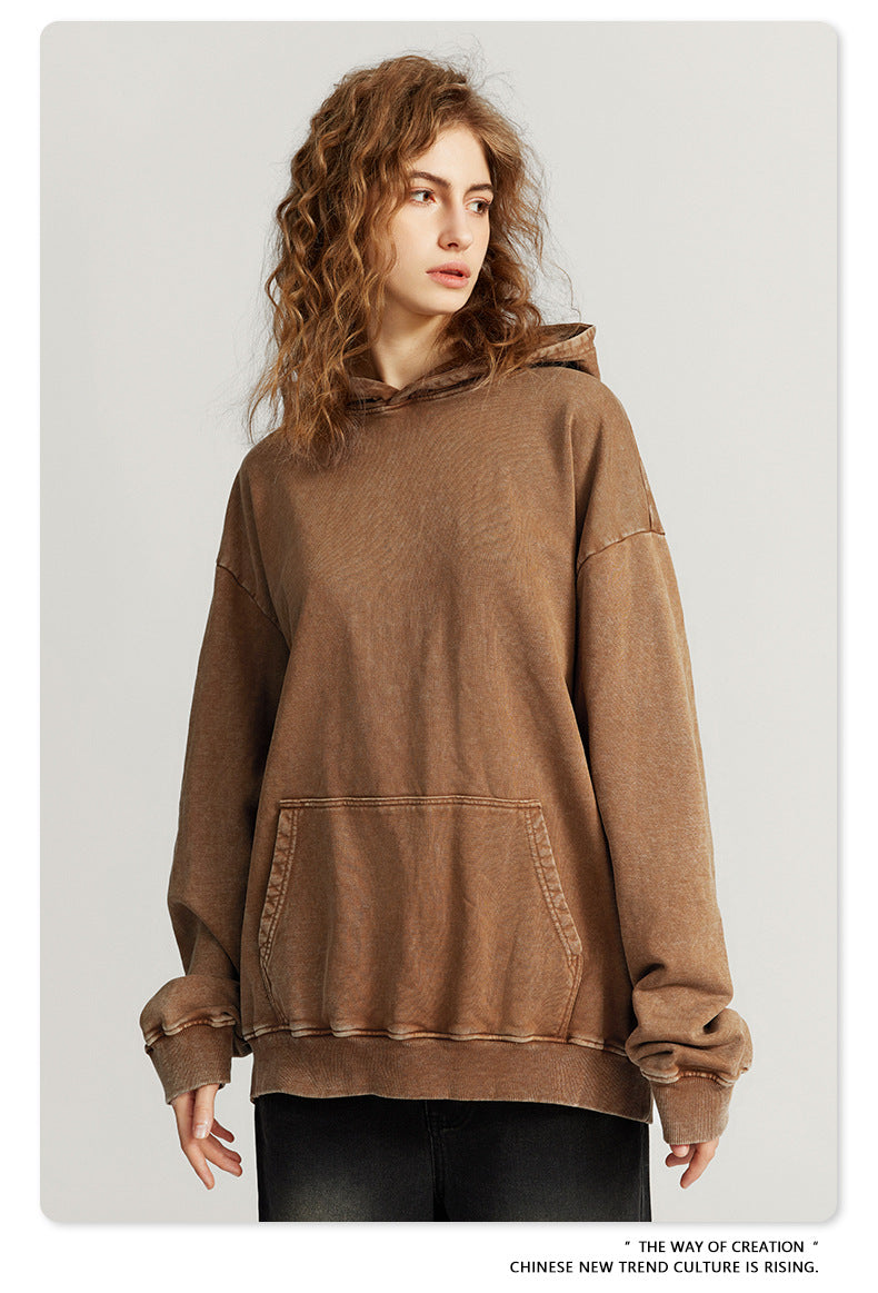 Oversize Washed Hoodie WN6463