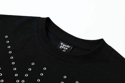 Studs Cross Short Sleeve T-Shirt WN25538