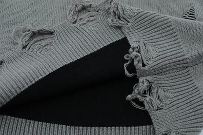 Damage Knit Sweater WN11186
