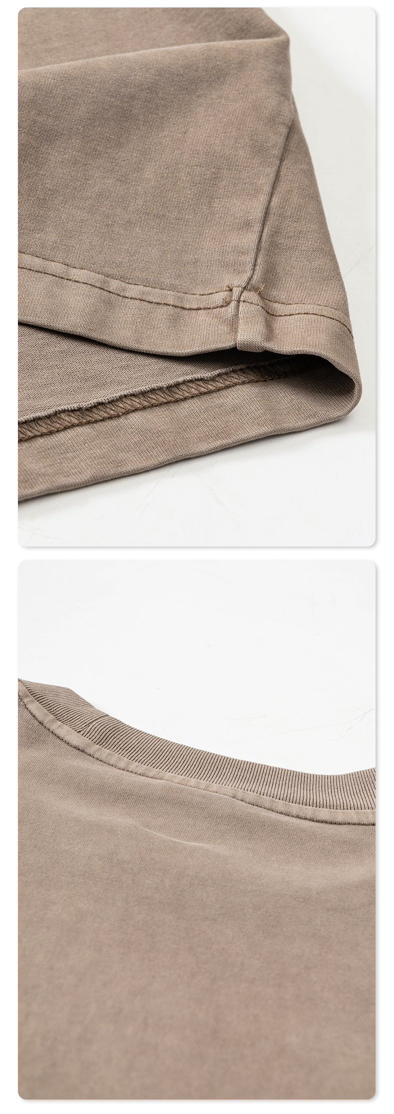 Washed Oversize Short-sleeve T-shirt WN6454