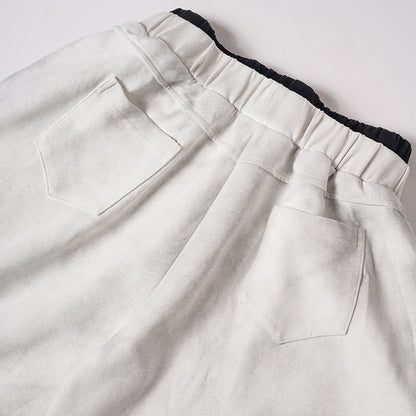 Letter Print Washed Wide Leg Sweatpants WN27927