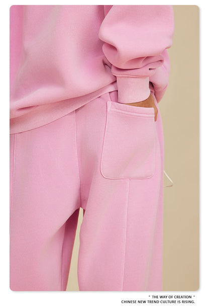 Wide-leg Washed Sweatpants WN6462