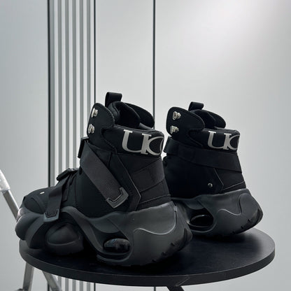 Strap Buckle Air Sole Sneaker Boots WN24706