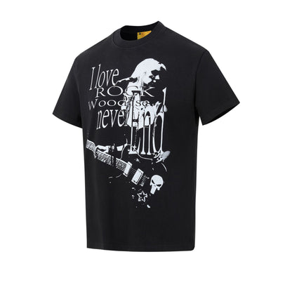 Figure Print Oversize Short Sleeve T-Shirt WN25861