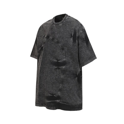 Heavyweight Washed Tie-Dye Short Sleeve T-Shirt WN25749