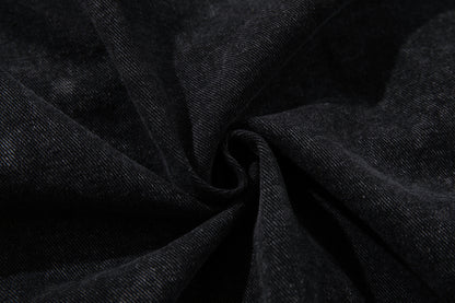 Heavyweight Washed Metal Buckle Hooded Jacket WN23049