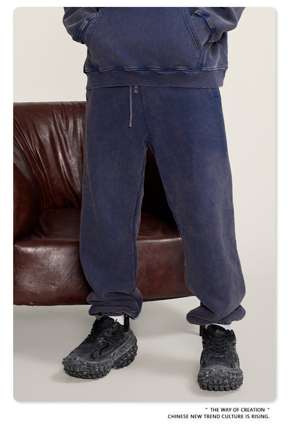 Wide-leg Washed Sweatpants WN6459