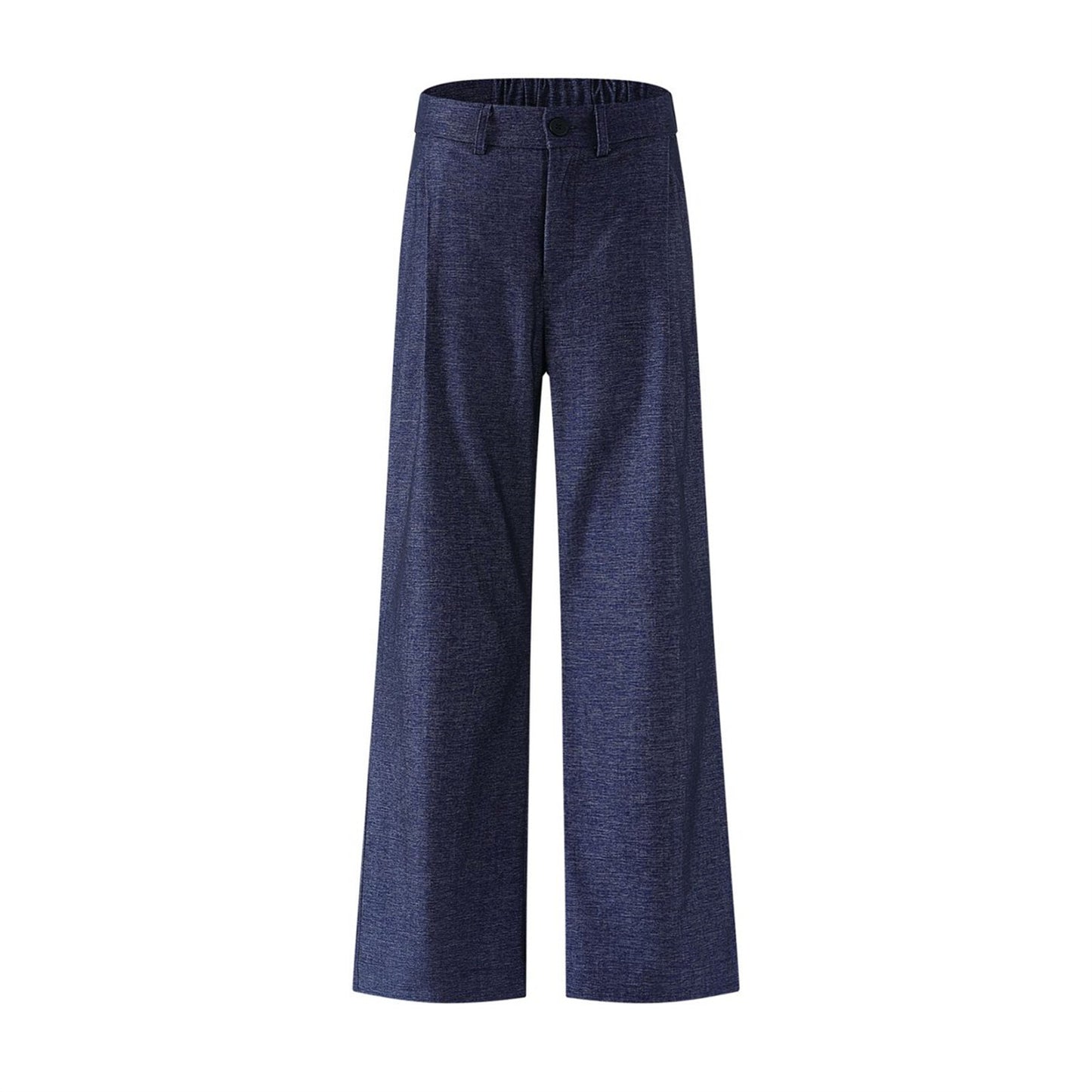 Drape Elastic Waist Wide-Leg Trousers WN15101