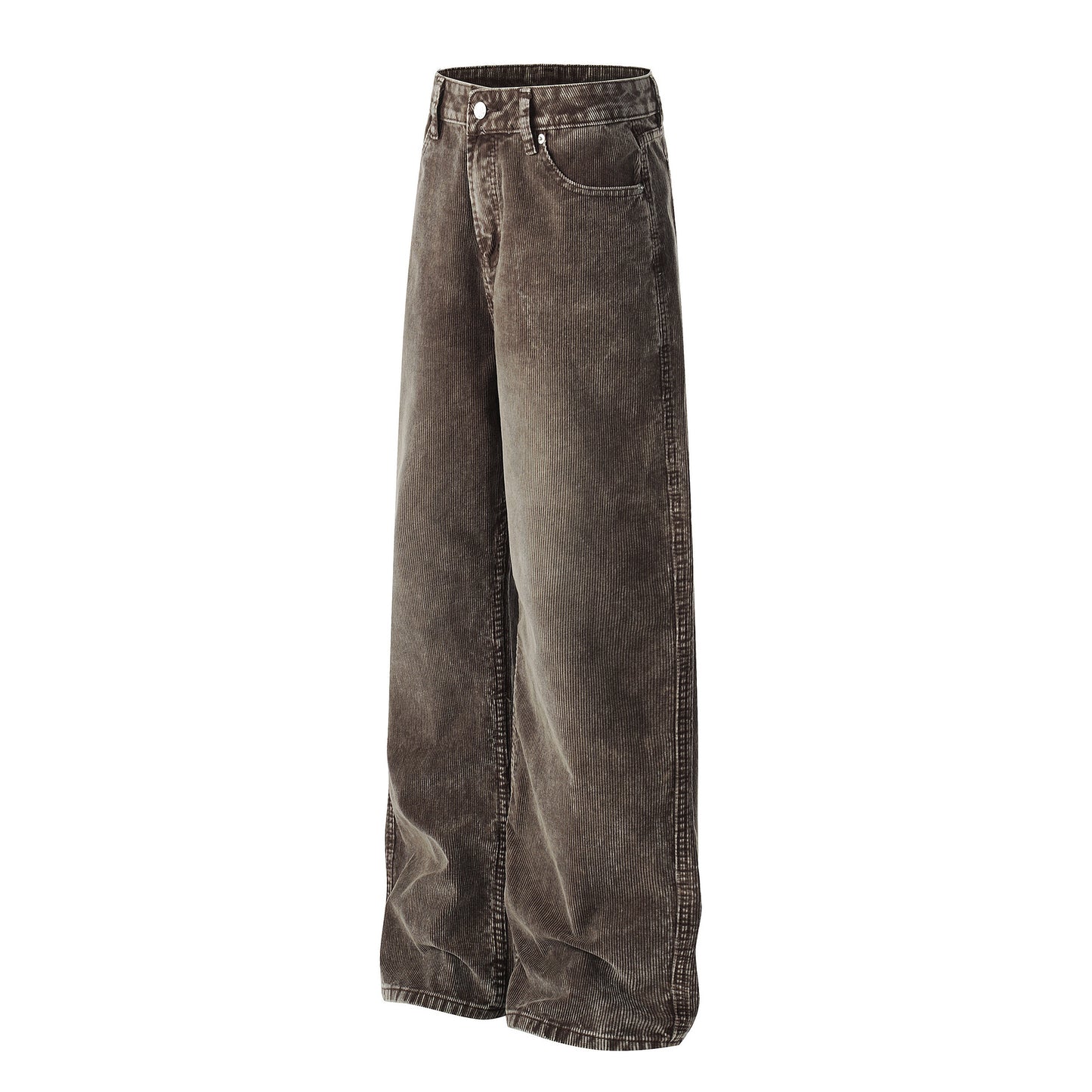 Washed Corduroy Straight Pants WN23064